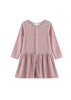 Pink Flower Button Dress