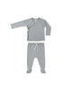 Steel Blue Wrap Top Set