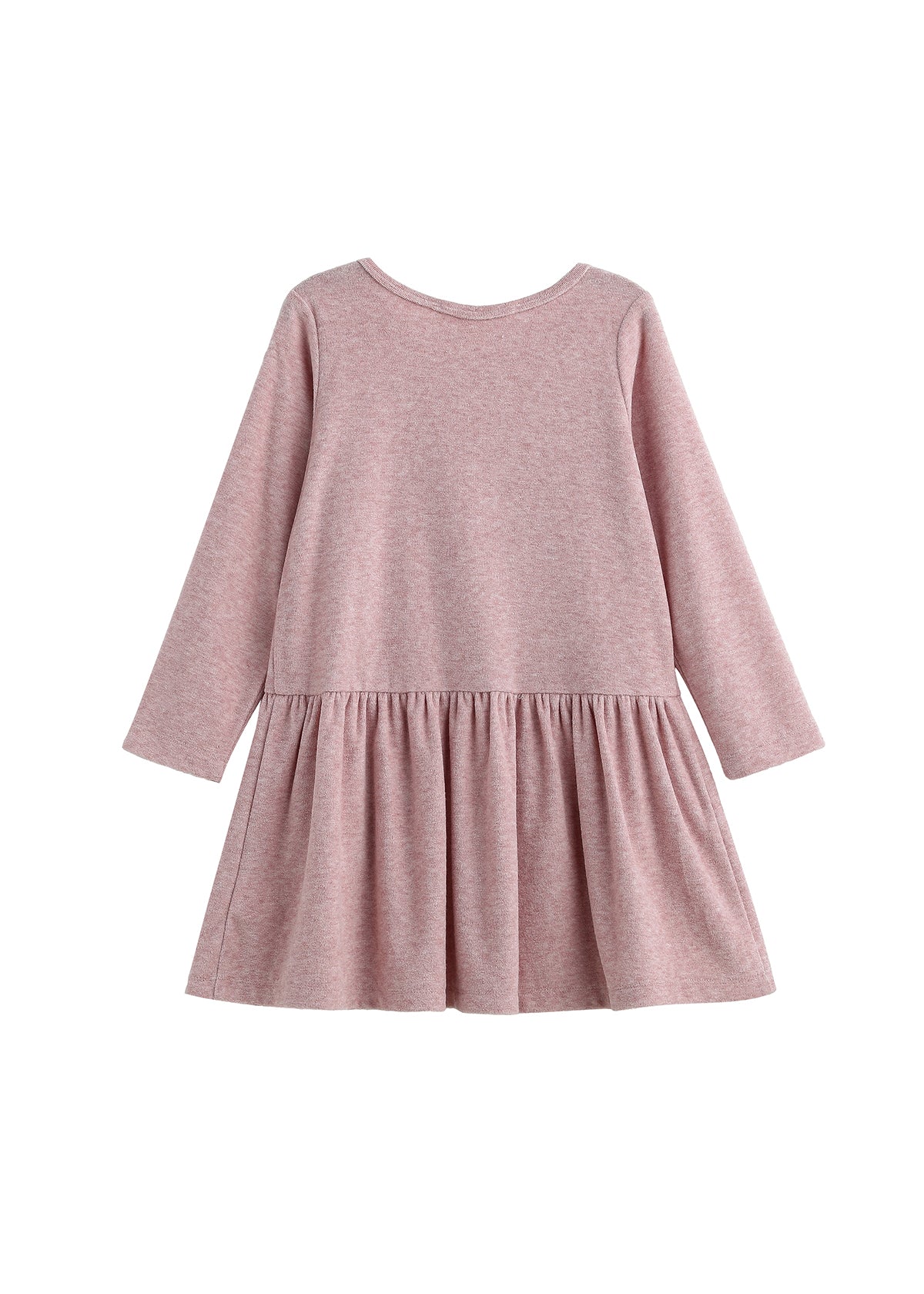 Pink Flower Button Dress