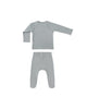 Steel Blue Wrap Top Set