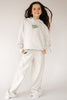 Heather Gray Puff Hoodie