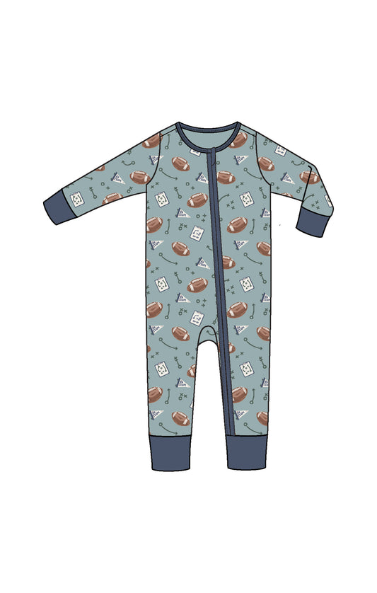 Grey Mist Touchdown 2-Way Romper
