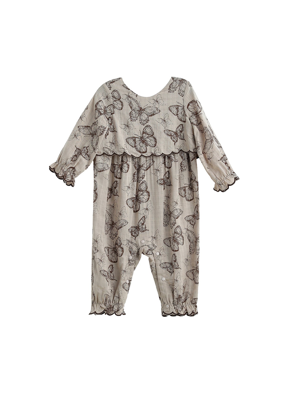 Brown Butterfly Romper
