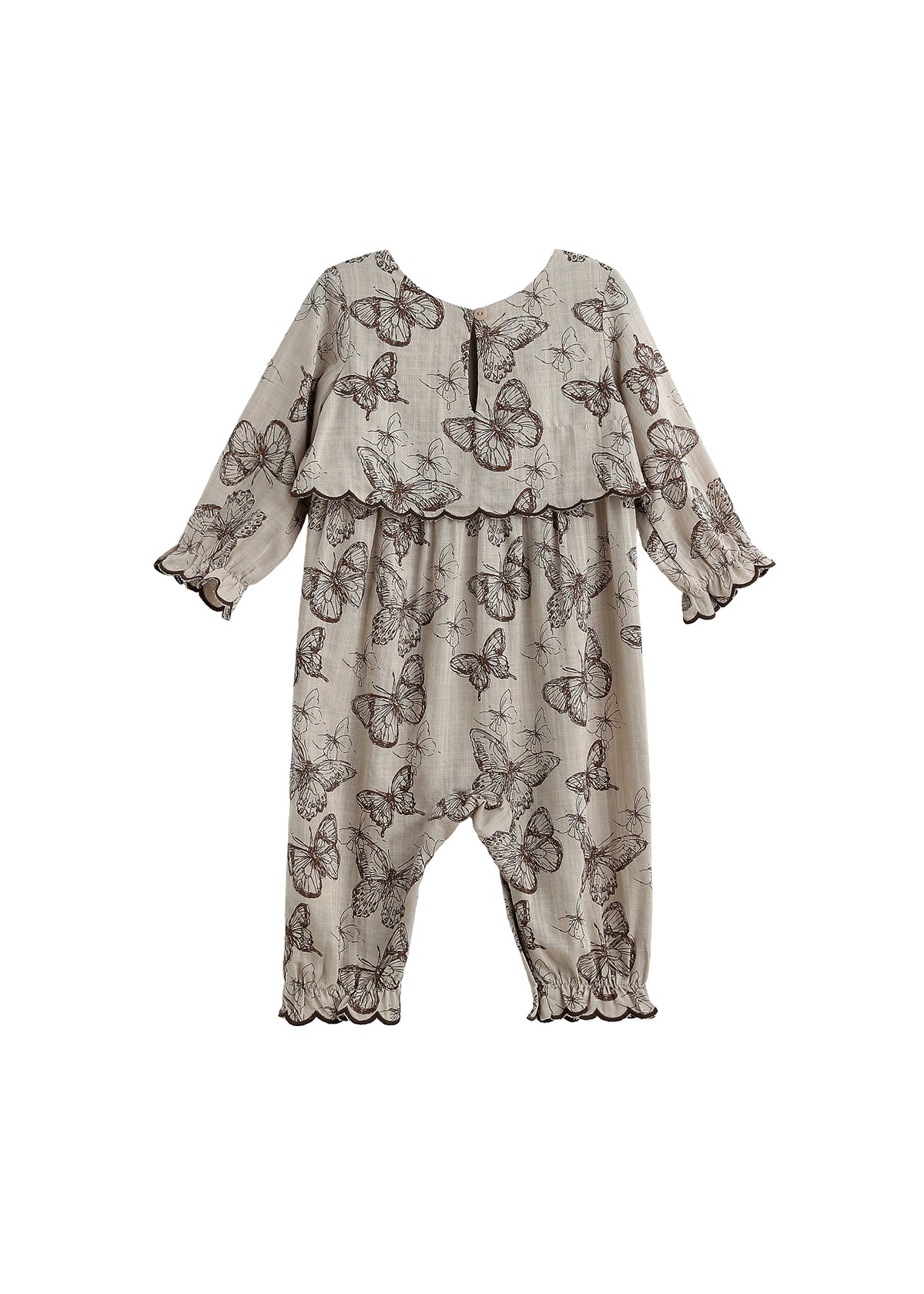 Brown Butterfly Romper