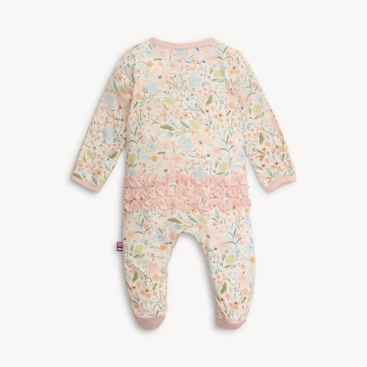 Charlotte Floral Ruffle Footie