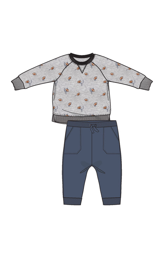 Football Terry Jogger Set