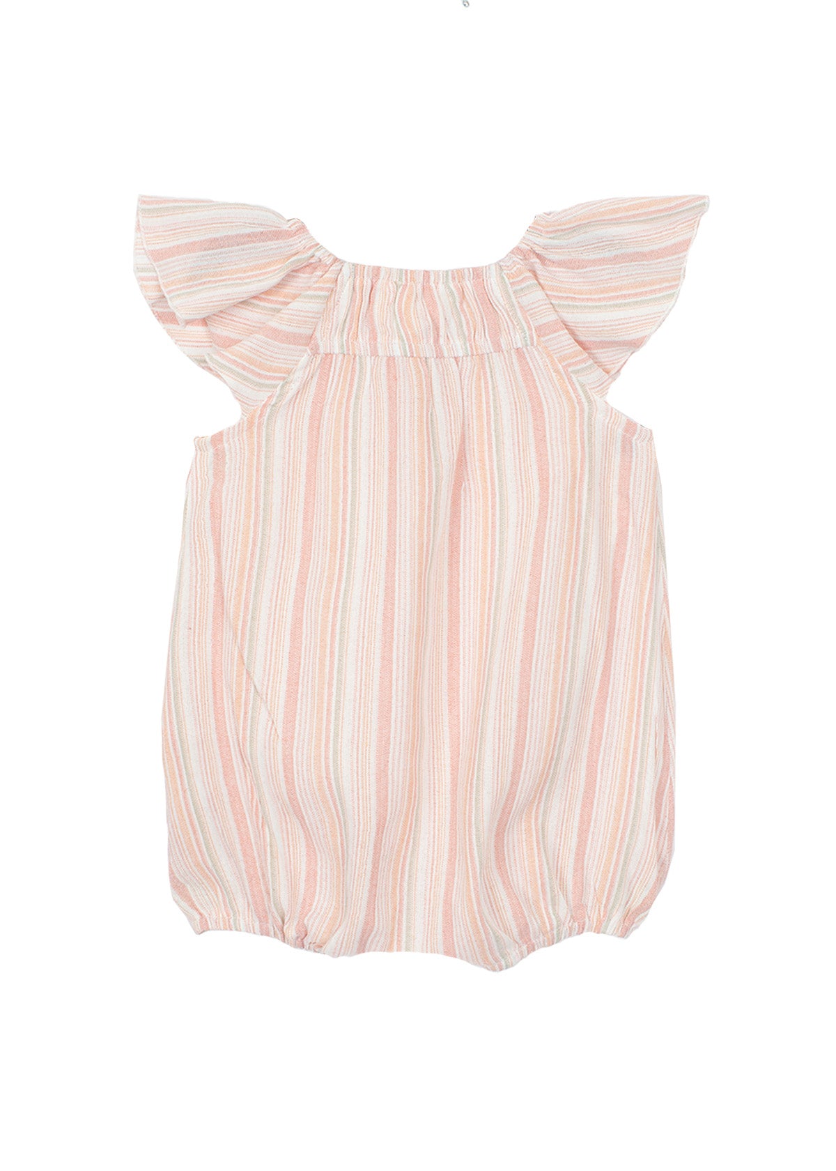 Flamingo Stripe Sandy Romper