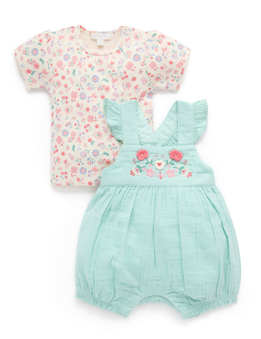 Aloe Overall Shorts Set