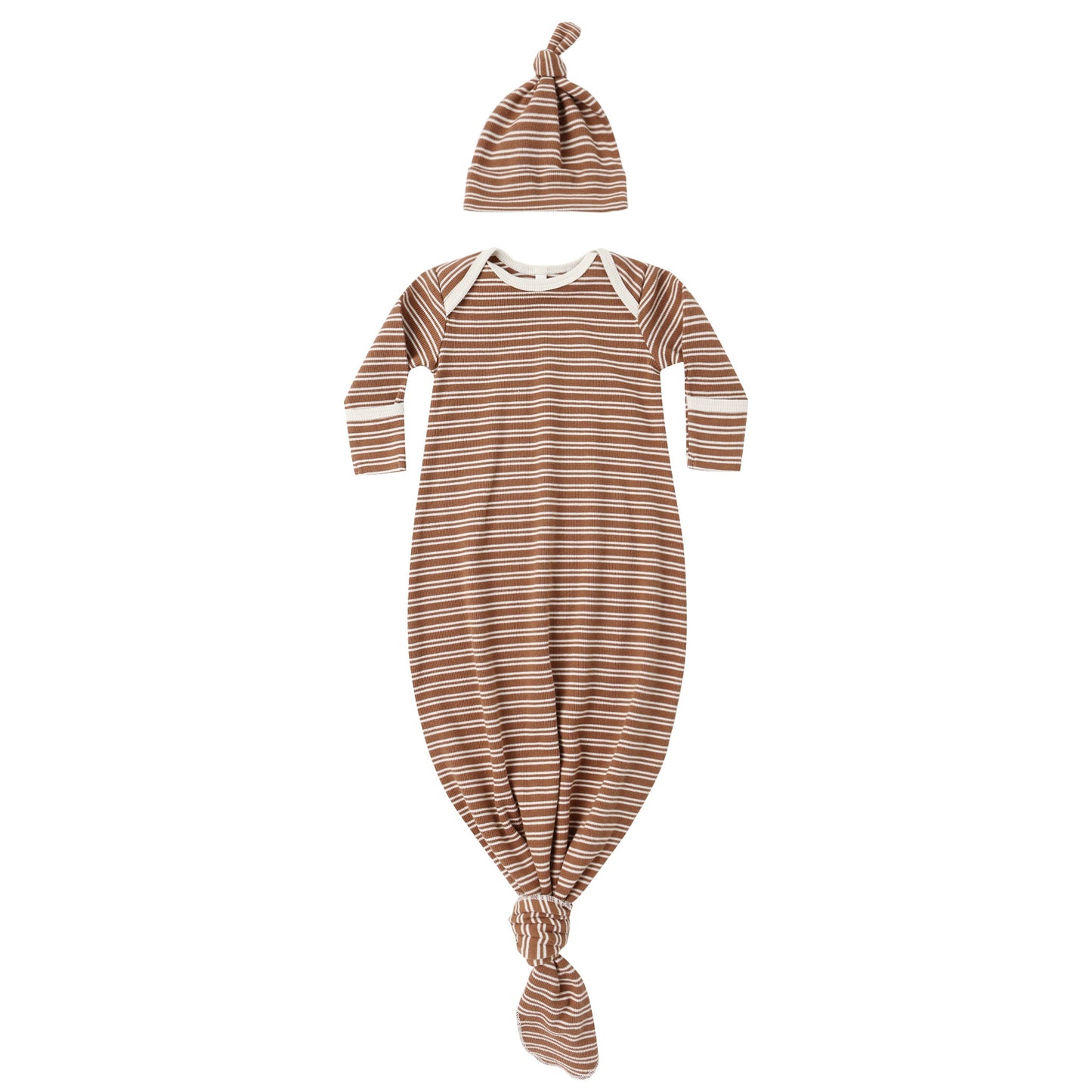 Cedar Stripe Gown & Hat