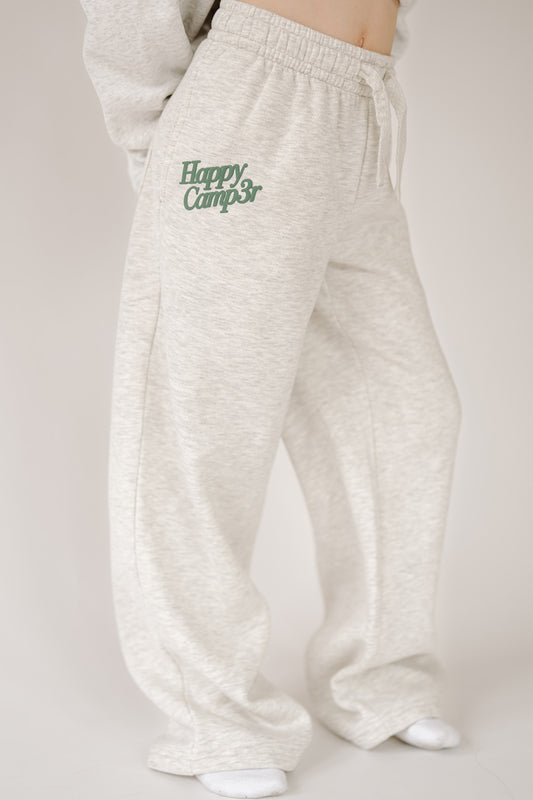 Heather Gray Puff Sweatpants