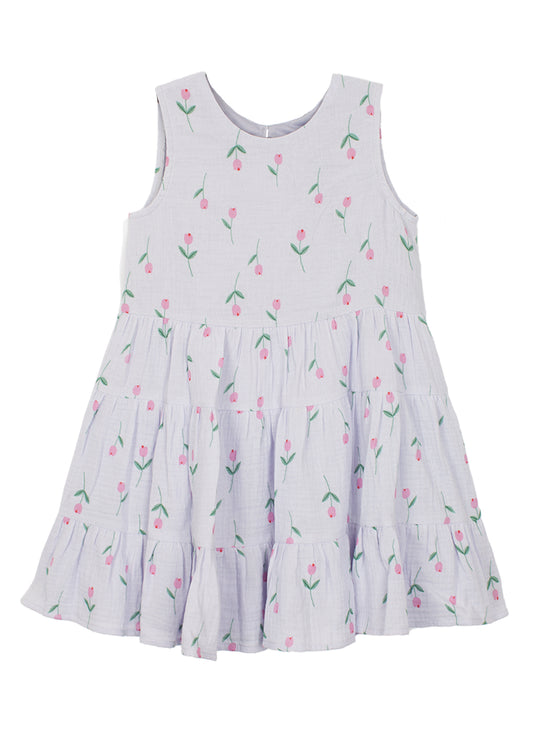 Lilac Tiny Tulip Dress