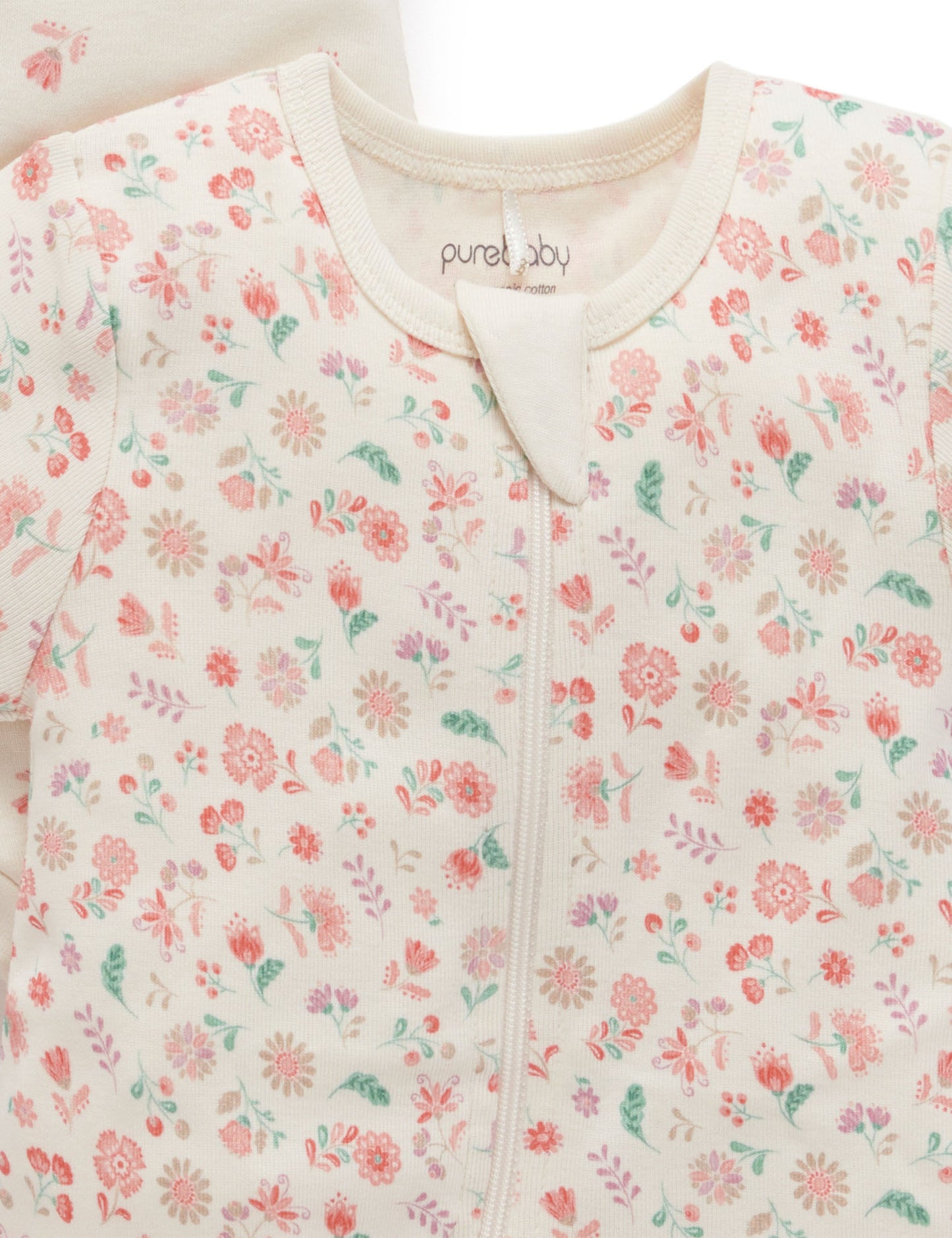 Ditsy Floral Zip Romper