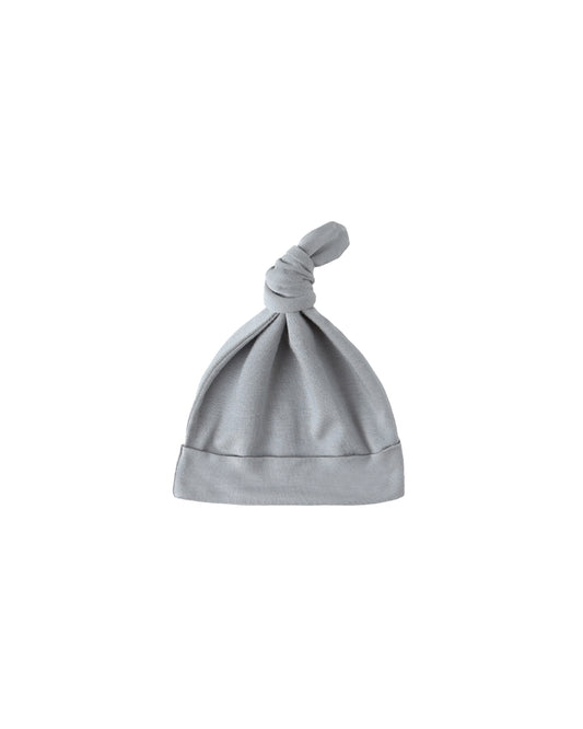 Steel Blue Knotted Hat