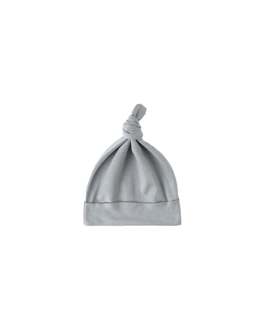Steel Blue Bamboo Knotted Hat