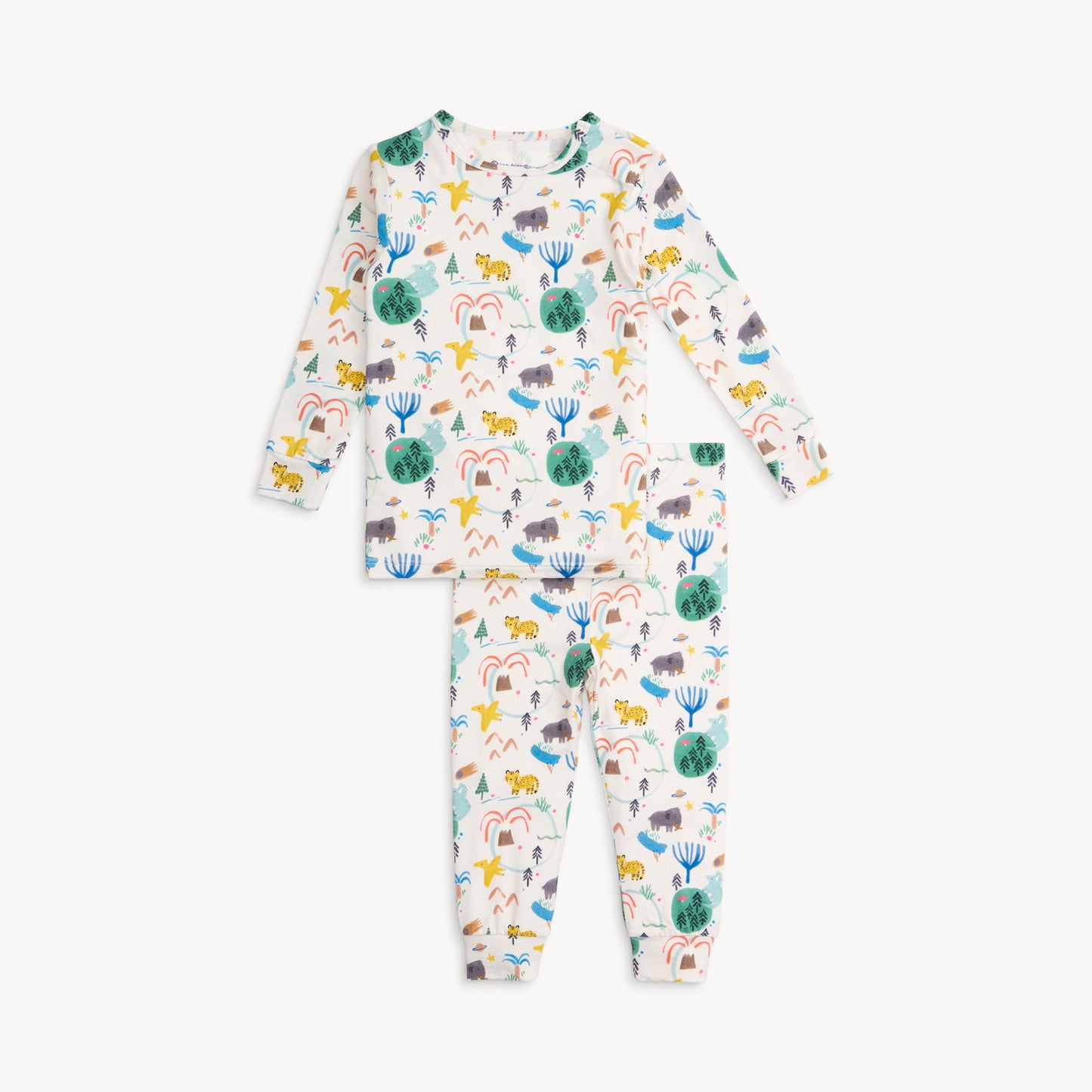 Wooly Jurassic Pajama Set
