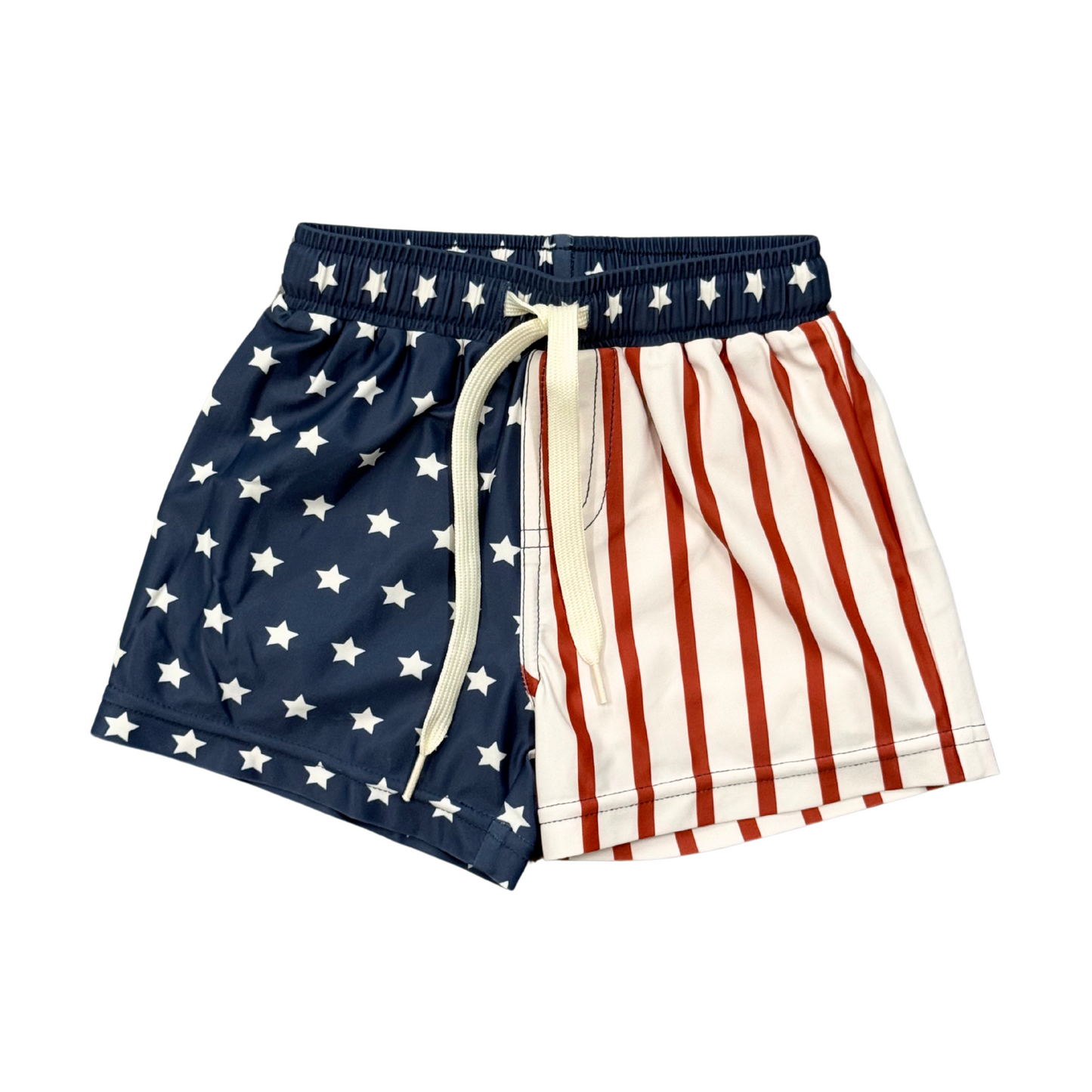 Stars and Stripes Swim Trunks