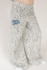 Dusty Blue Garden Foldover Pants