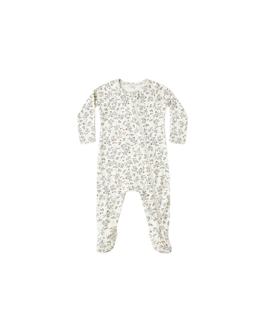Woodland Bamboo Zip Footie