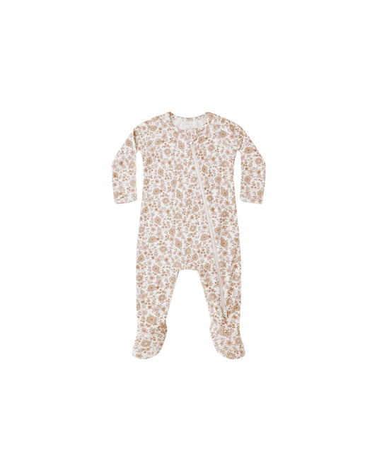 Bloom Bamboo Zip Footie