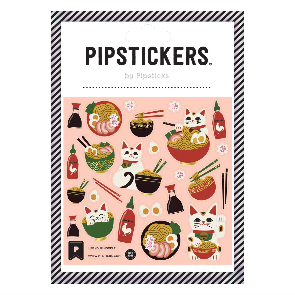 Use Your Noodle Sticker Sheet 196 TOYS CHILD Pipsticks 
