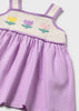 Lilac Tulip Crochet Dress