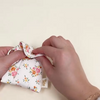 Daydream Cream Puffy Earbud Case