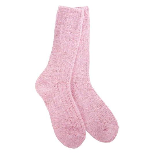 Weekend Rag Crew Socks Candy Pink 110 ACCESSORIES CHILD Worlds Softest Socks 