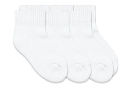 White Smooth Toe Sport Socks 3-pack 110 ACCESSORIES CHILD Jefferies Socks 6-11 