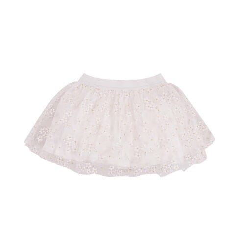 White Tulle Flower Tutu 120 BABY GIRLS APPAREL EMC 6m 