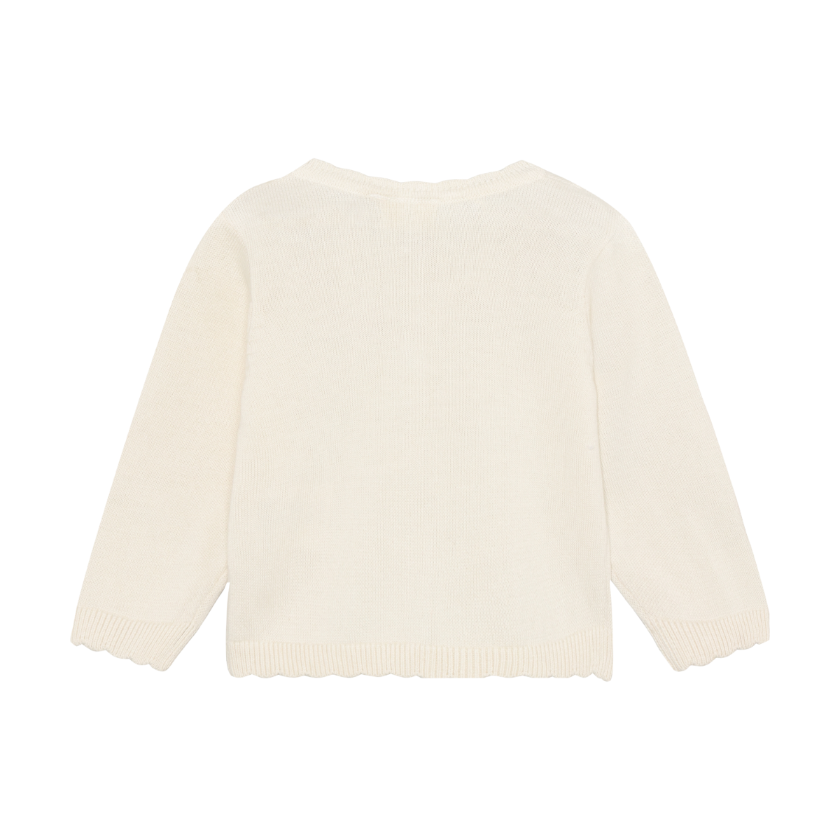 Pink Flower Pointelle Cardigan