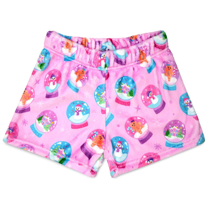 Winter Wonderland Plush Shorts 160 GIRLS APPAREL TWEEN 7-16 Iscream L 