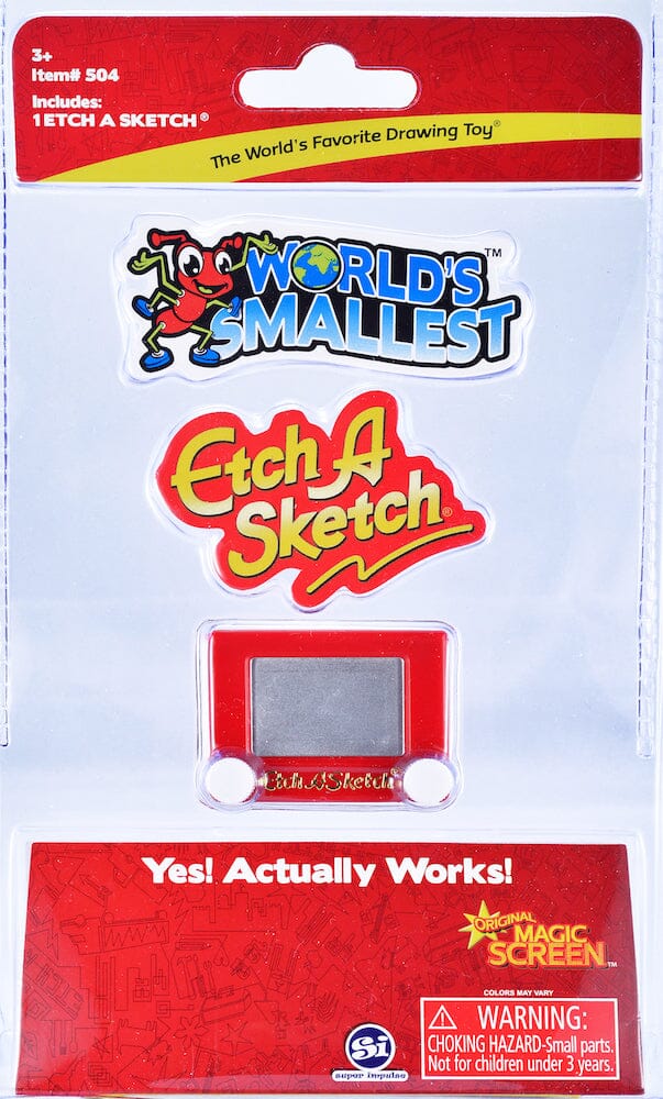 World's Smallest Etch a Sketch 196 TOYS CHILD Super Impulse 