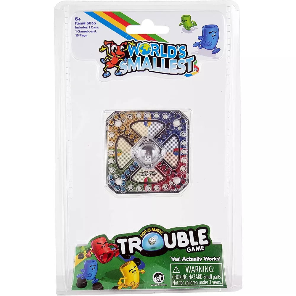 World's Smallest Trouble Game 196 TOYS CHILD Super Impulse 