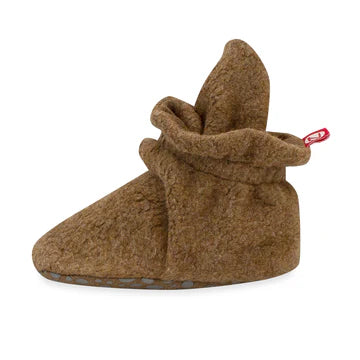 Heather Mocha Fleece Bootie