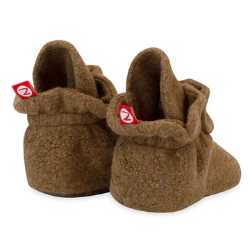Heather Mocha Fleece Bootie