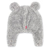 Heather Gray Furry Bear Hat