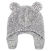 Heather Gray Furry Bear Hat