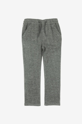 Charcoal Herringbone Stretch Pants