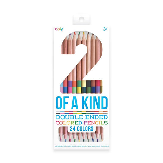 2 of a Kind Double Ended Colored Pencils Toys Ooly