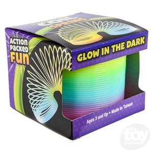 3" Glow-in-the-Dark Coil Spring 196 TOYS CHILD The Toy Network 