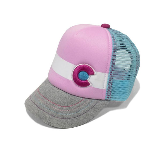 Pink and grey baby Trucker Hat with Colorado 'C' embroidery