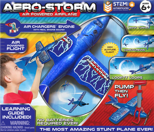 Aero-Storm Airplane Blue 196 TOYS CHILD Tangle Creations 