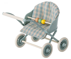 Baby Mice Stroller-Mint 196 TOYS CHILD Maileg 
