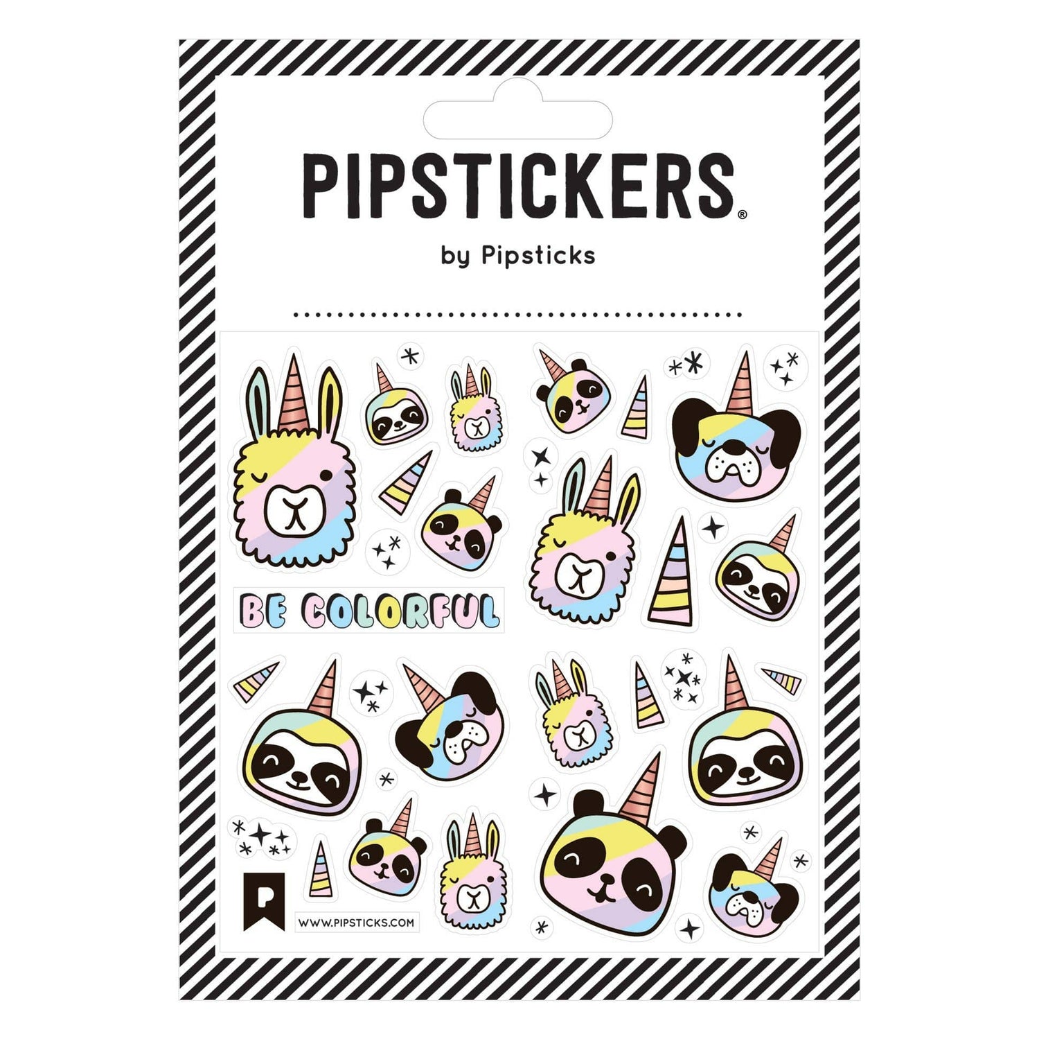 Be Colorful Stickers 196 TOYS CHILD Pipsticks 