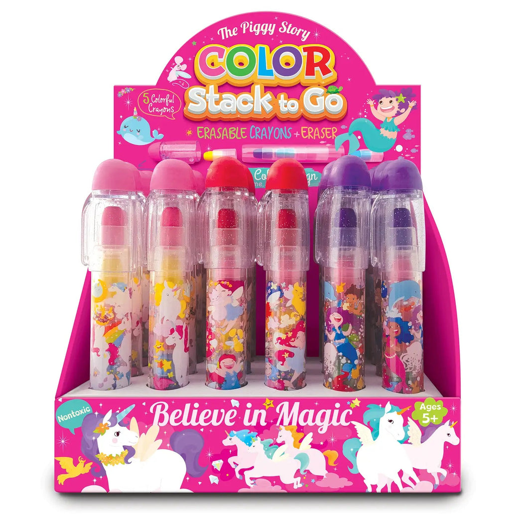 Believe In Magic Erasable Crayons 196 TOYS CHILD Piggy Story 