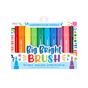 Big Bright Brush Markers 196 TOYS CHILD Ooly 