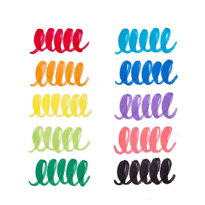 Big Bright Brush Markers 196 TOYS CHILD Ooly 