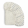 Black Daisy Muslin Crib Sheet 180 BABY GEAR Mushie 
