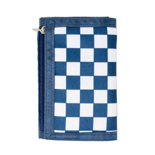 Blue Checkered Wallet 110 ACCESSORIES CHILD Tiny Treats And Zomi Gems 