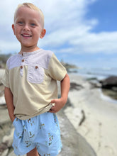 Blue Henry Shorts 130 BABY BOYS/NEUTRAL APPAREL Me+Henry 